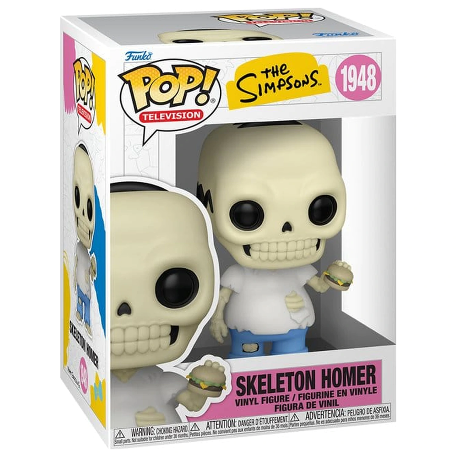 The Simpsons Funko POP! Animation Vinyl Figur Skeleton Homer 9 cm Produktfoto