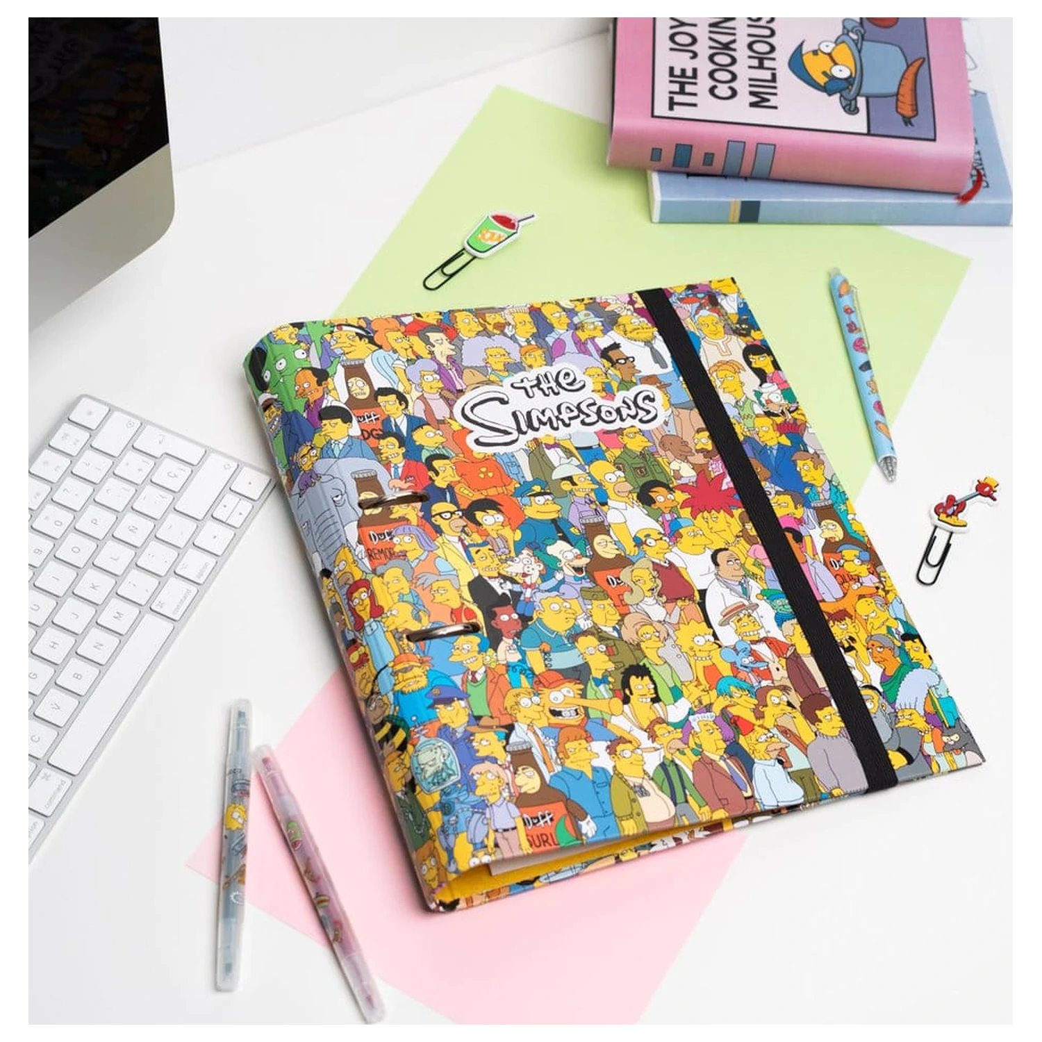The Simpsons Ringordner 2 Ringe 32 x 28 cm Produktfoto