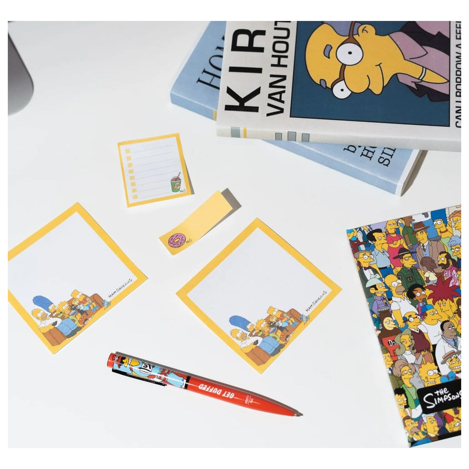 The Simpsons Wochenplaner mit Haftnotizen 19 x 17 cm Produktfoto
