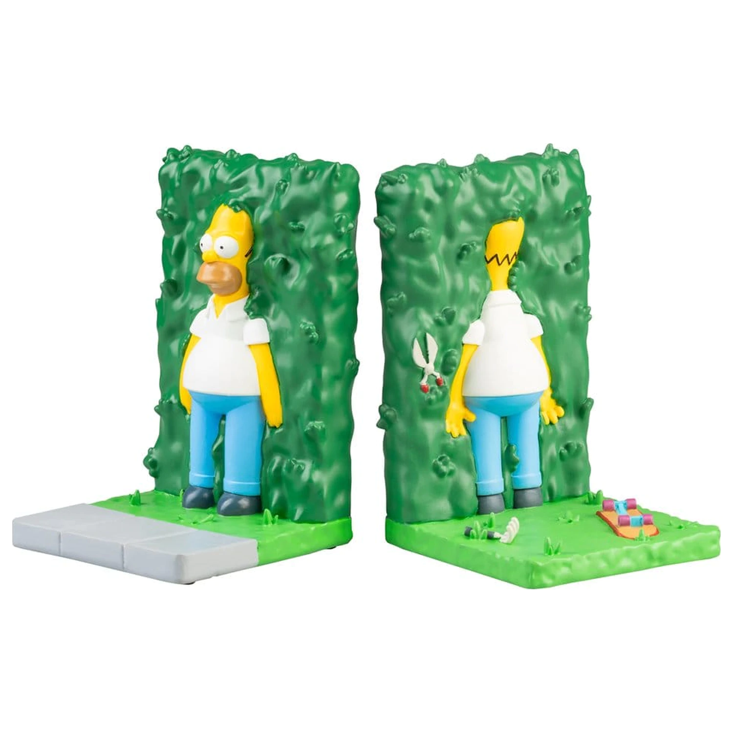 The Simpsons Buchstützen Homer Bush 17 cm Produktfoto