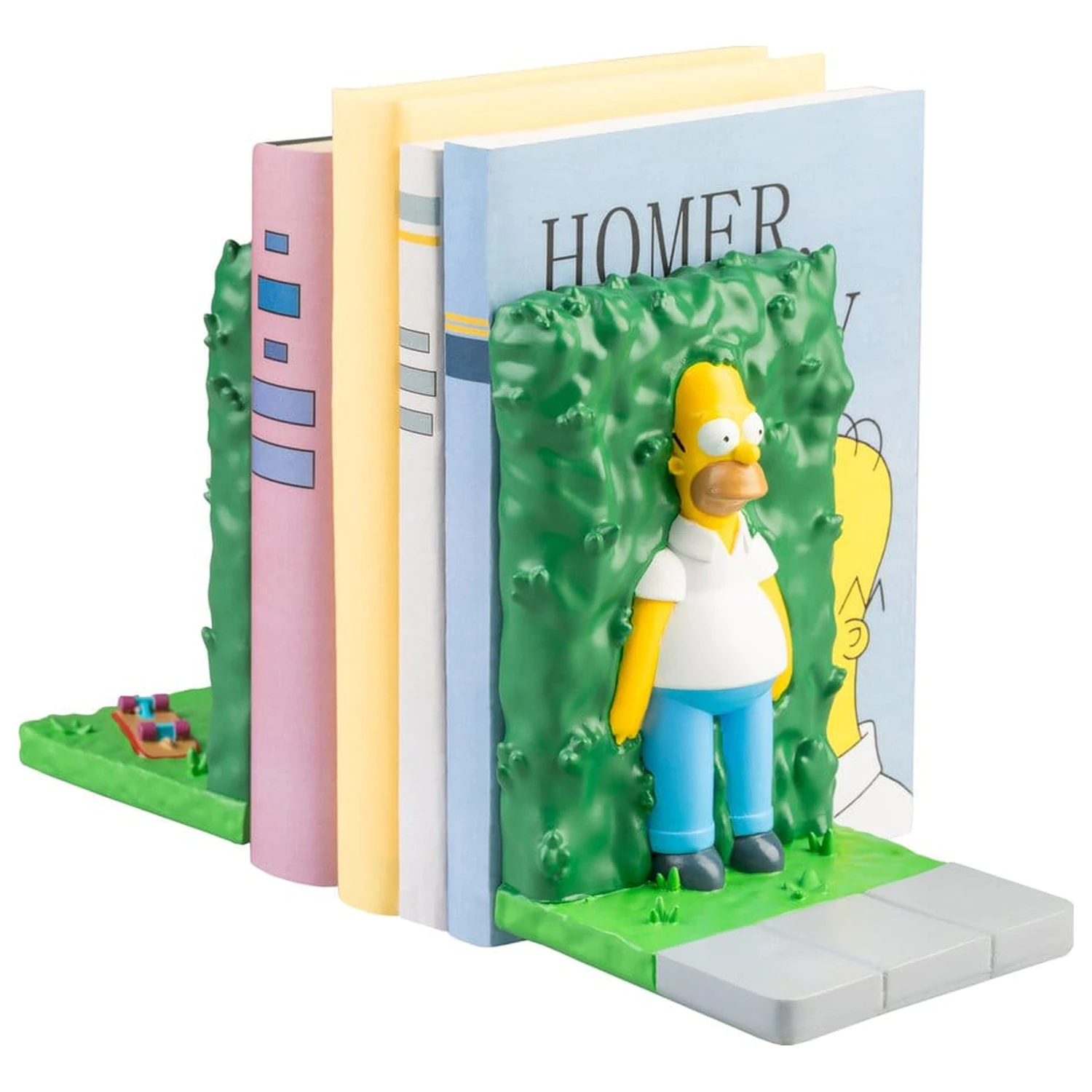 The Simpsons Buchstützen Homer Bush 17 cm Produktfoto