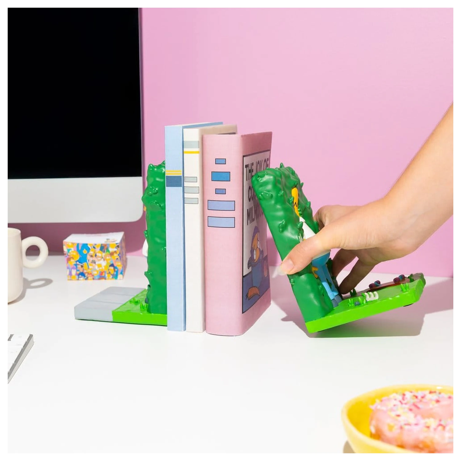 The Simpsons Buchstützen Homer Bush 17 cm Produktfoto