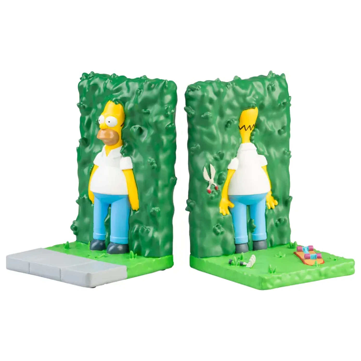 The Simpsons Buchstützen Homer Bush 17 cm Produktfoto