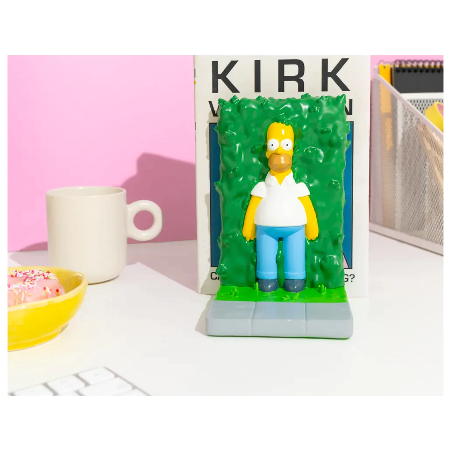 The Simpsons Buchstützen Homer Bush 17 cm Produktfoto