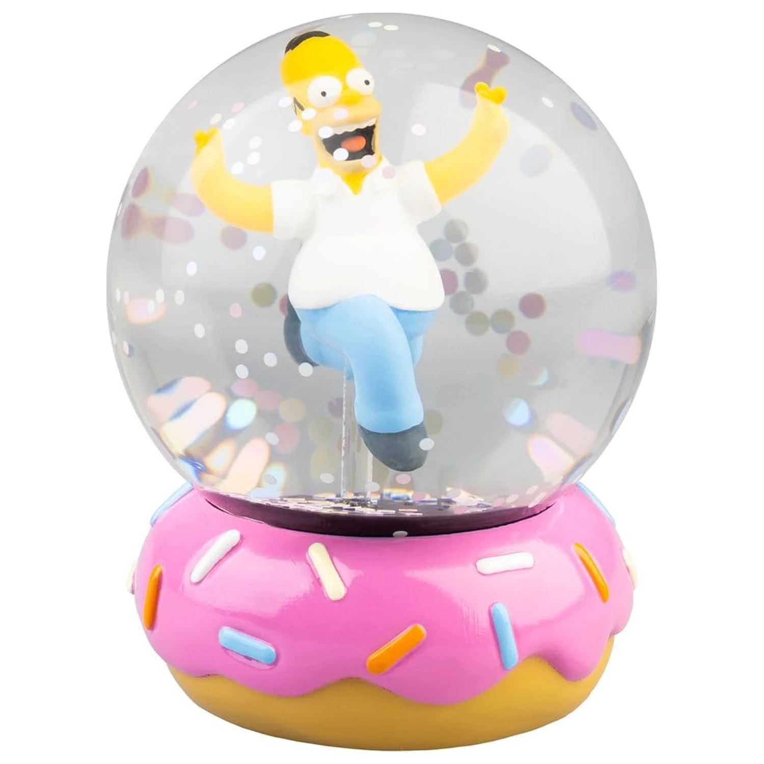 The Simpsons Schneekugel Homer Simpson Donut 10 cm Produktfoto