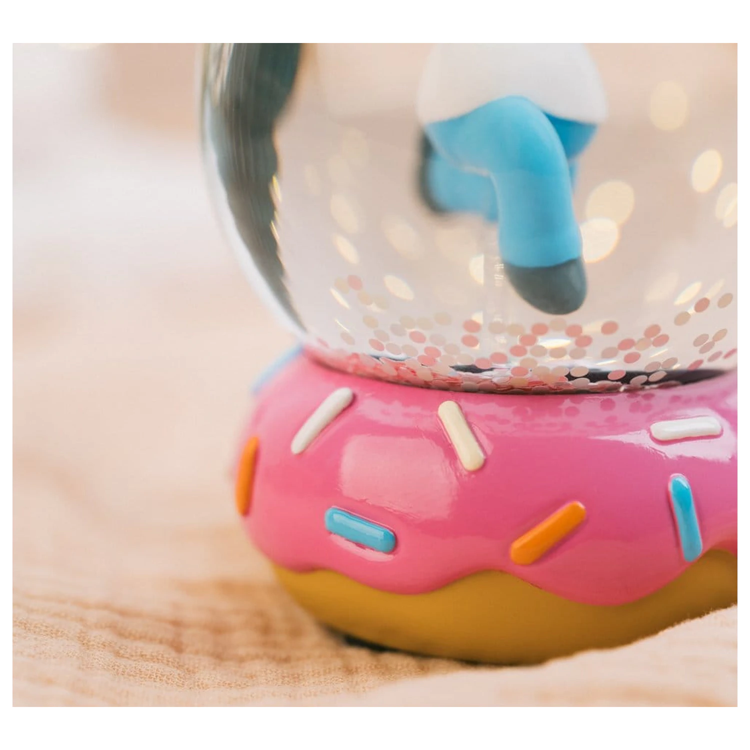 The Simpsons Schneekugel Homer Simpson Donut 10 cm Produktfoto