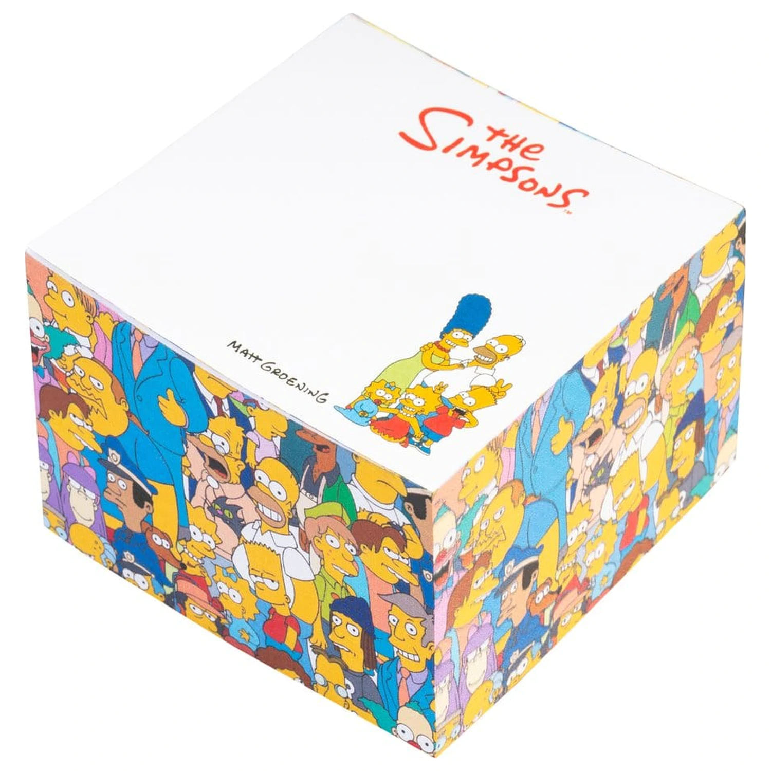 The Simpsons Memo Block 8 x 8 cm Produktfoto