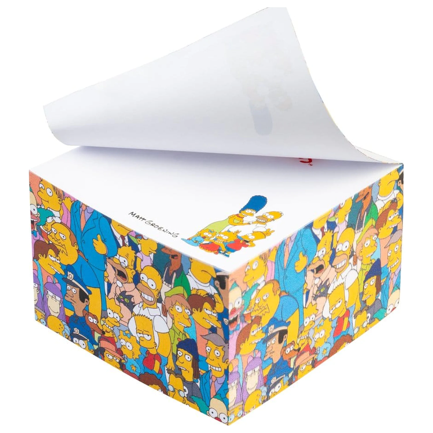 The Simpsons Memo Block 8 x 8 cm Produktfoto