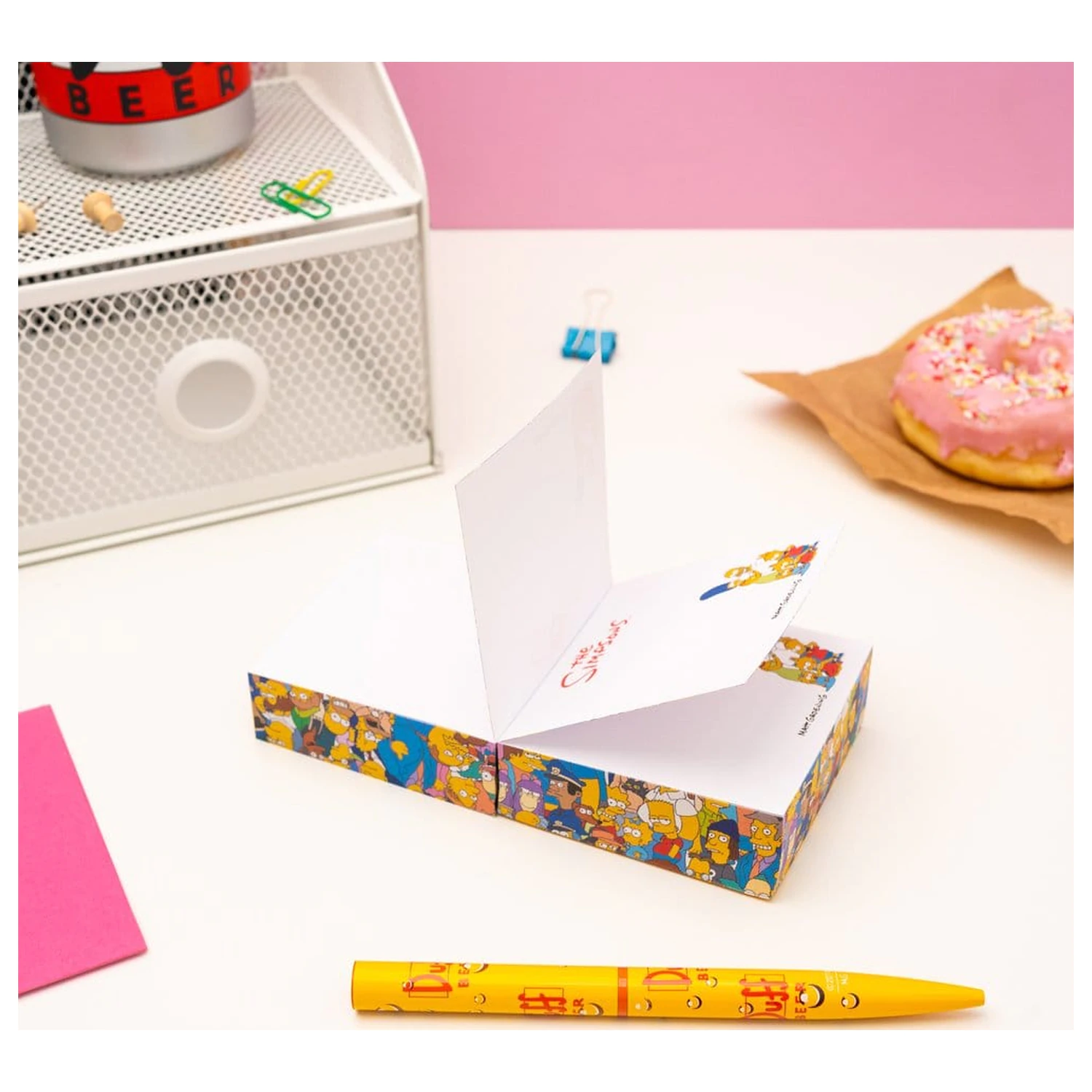 The Simpsons Memo Block 8 x 8 cm Produktfoto