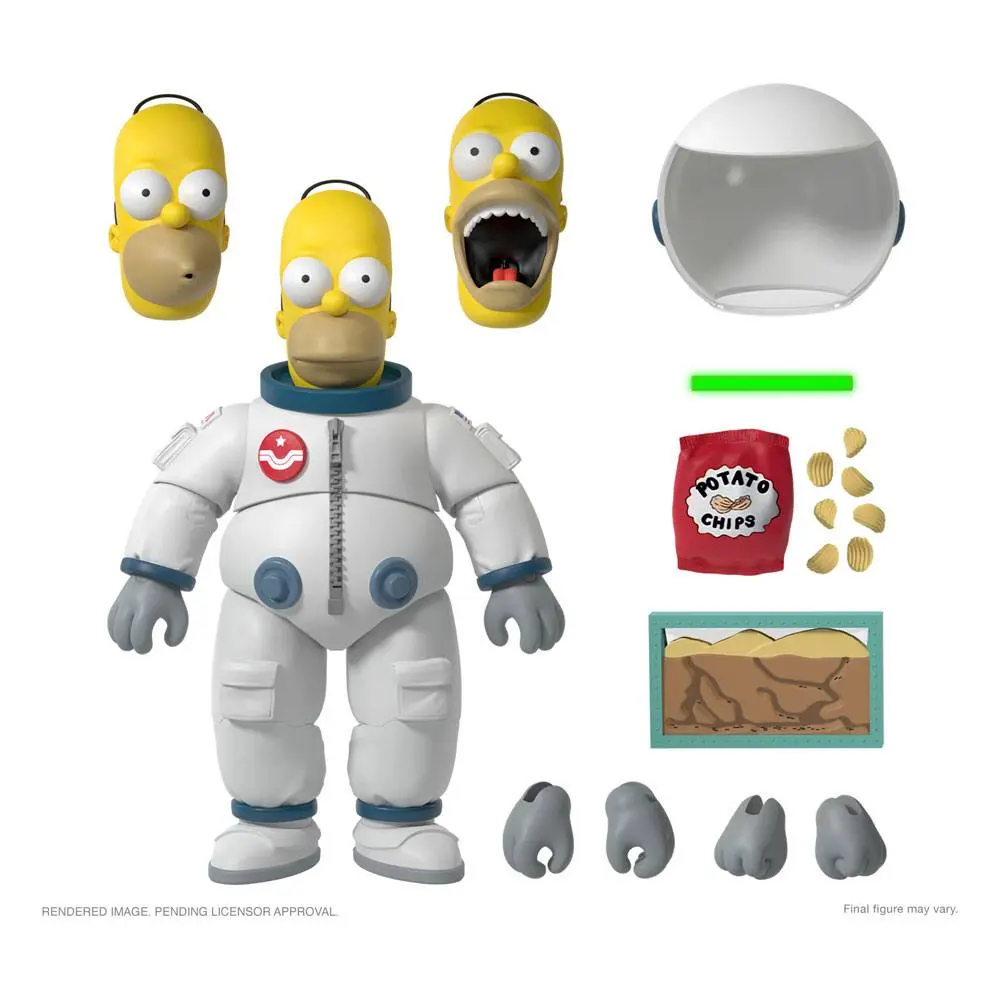 Die Simpsons Ultimates Actionfigur Deep Space Homer 18 cm Produktfoto