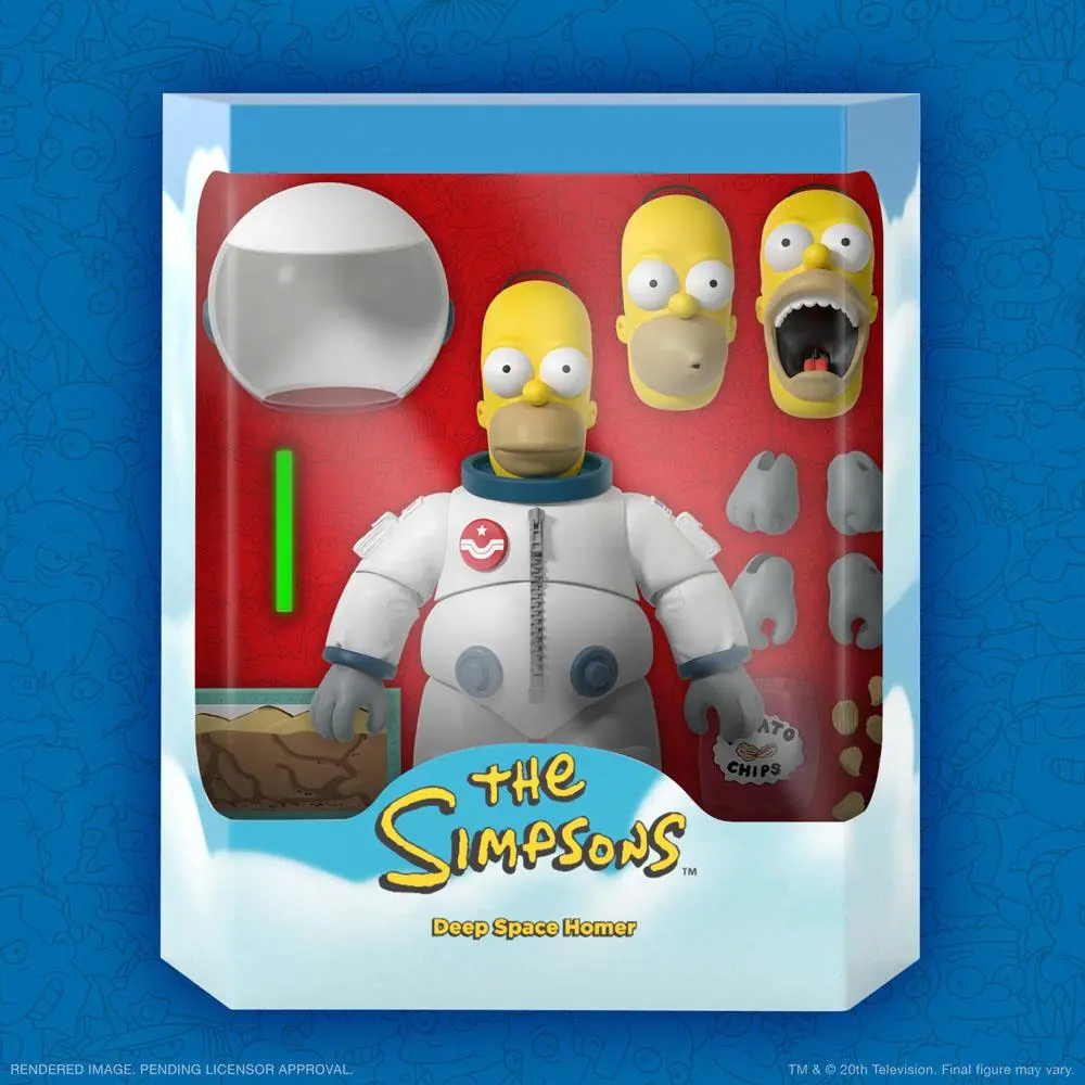 Die Simpsons Ultimates Actionfigur Deep Space Homer 18 cm Produktfoto