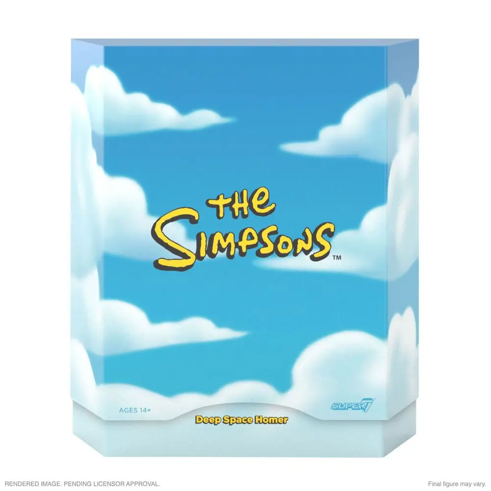 Die Simpsons Ultimates Actionfigur Deep Space Homer 18 cm Produktfoto