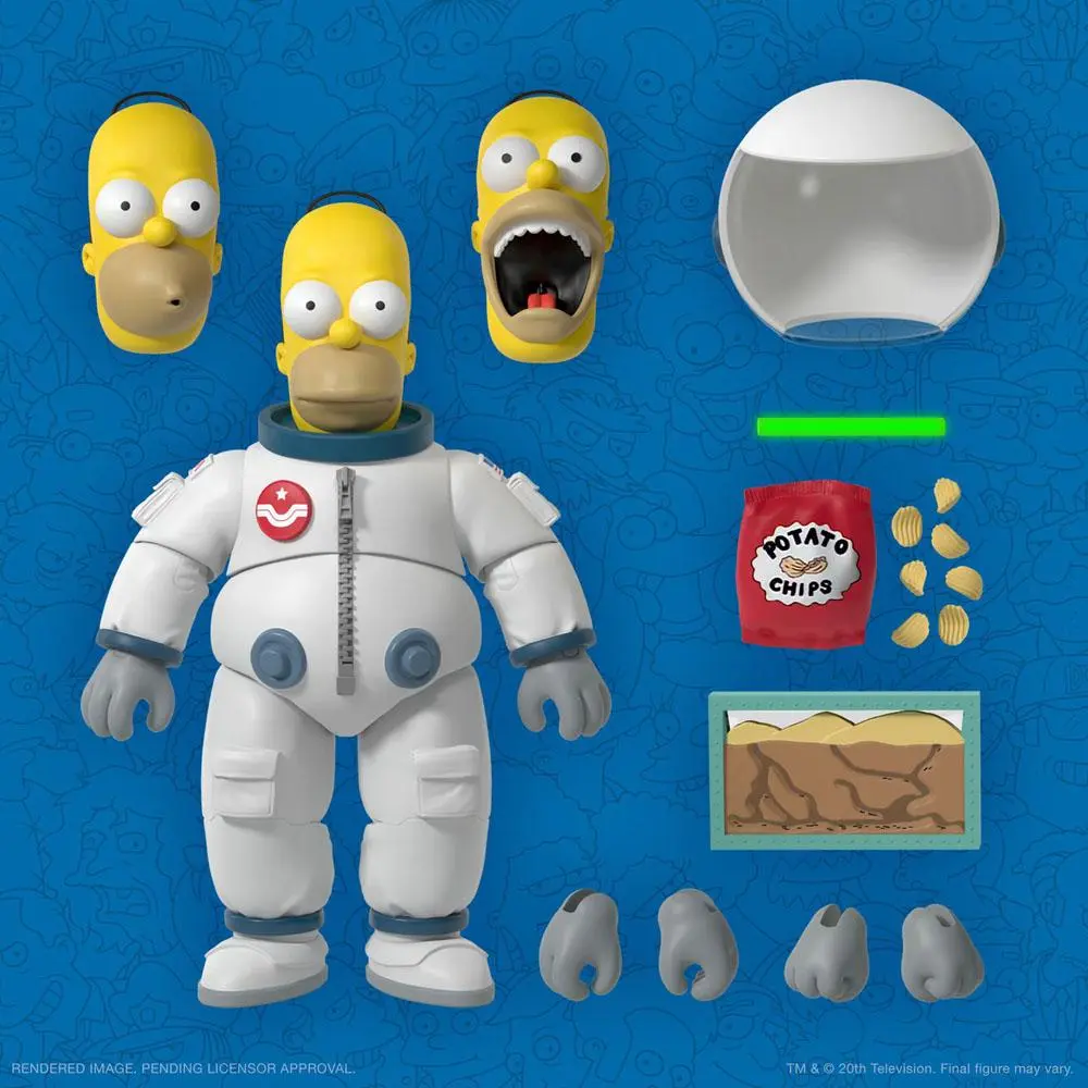 Die Simpsons Ultimates Actionfigur Deep Space Homer 18 cm Produktfoto