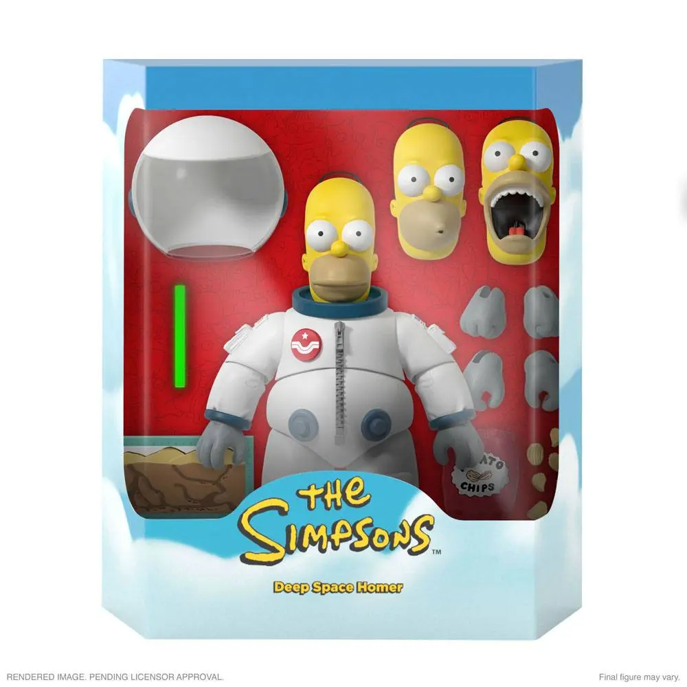 Die Simpsons Ultimates Actionfigur Deep Space Homer 18 cm Produktfoto