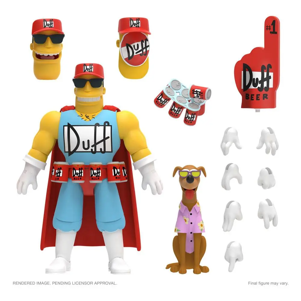 Die Simpsons Ultimates Actionfigur Duffman 18 cm termékfotó