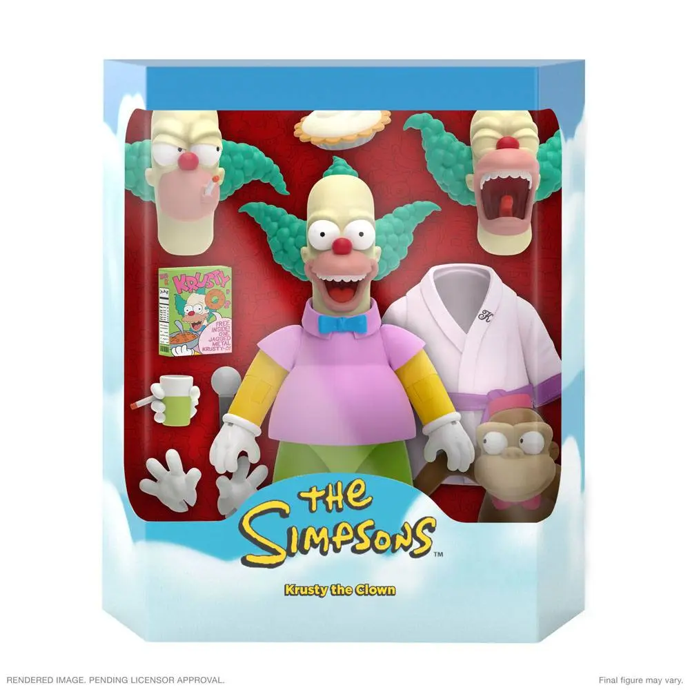 Die Simpsons Ultimates Actionfigur Krusty the Clown 18 cm termékfotó