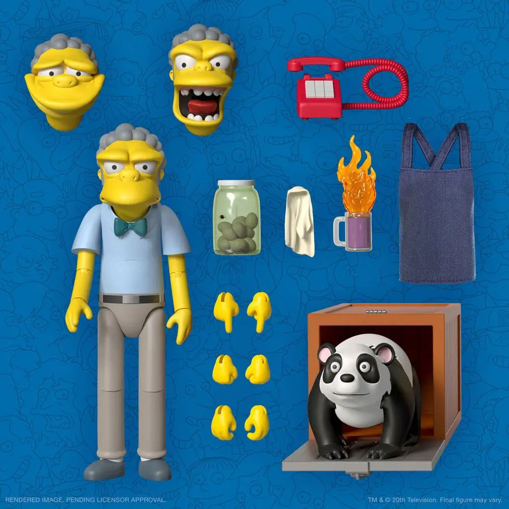 Die Simpsons Ultimates Actionfigur Moe 18 cm Produktfoto