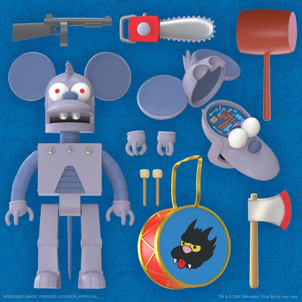 Die Simpsons Ultimates Actionfigur Robot Itchy 18 cm termékfotó