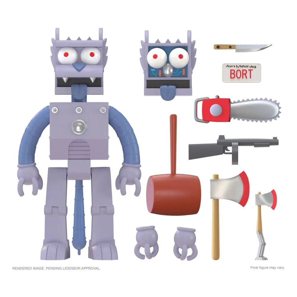 Die Simpsons Ultimates Actionfigur Robot Scratchy 18 cm termékfotó