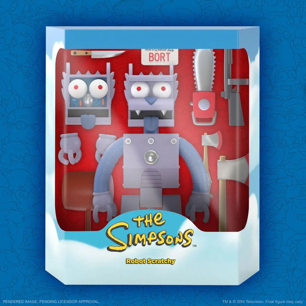 Die Simpsons Ultimates Actionfigur Robot Scratchy 18 cm termékfotó