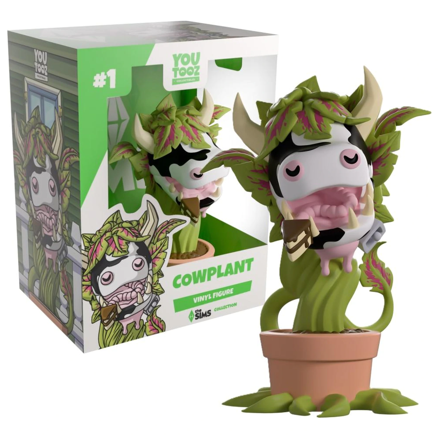 The Sims Cowplant Figur Youtooz 12 Zentimeter Produktfoto