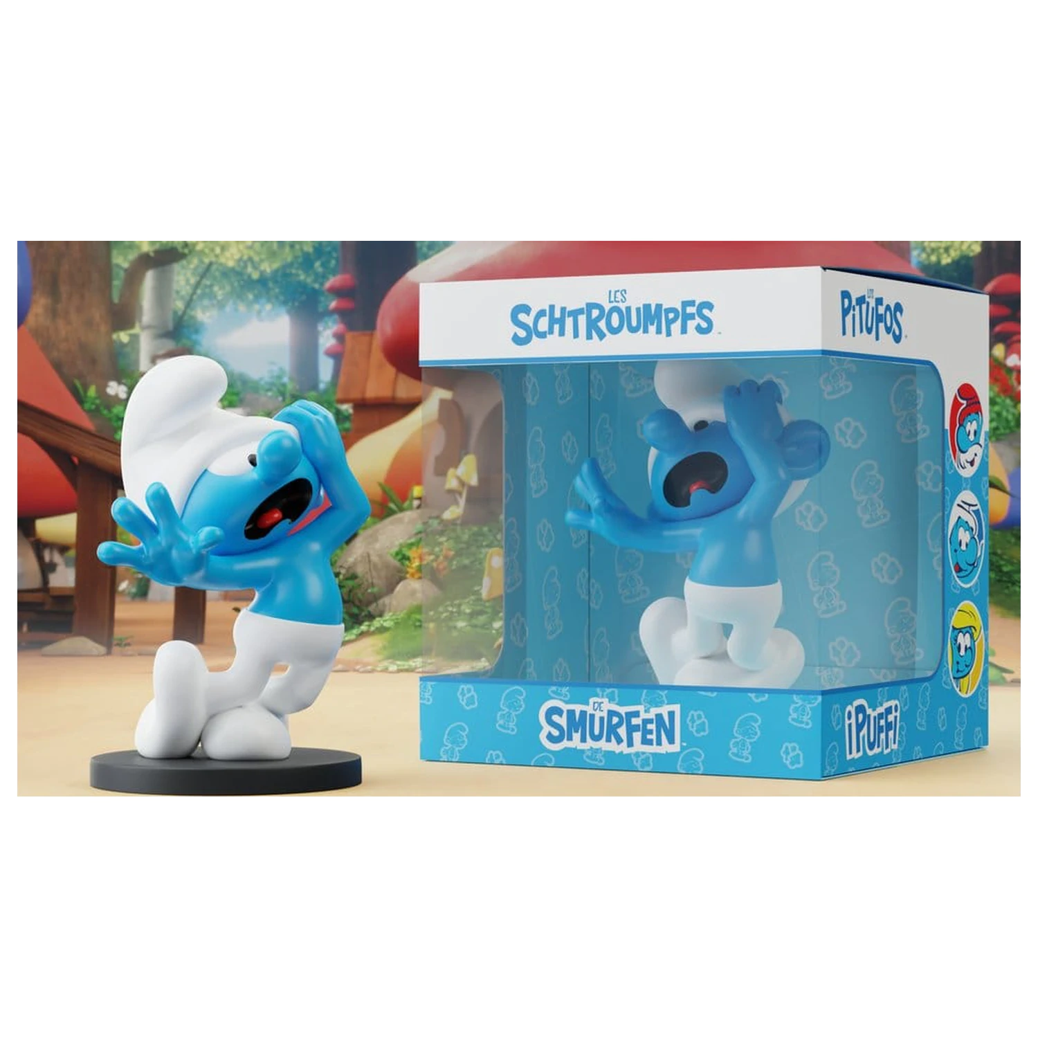 The Smurfs Statue Clumsy Smurf 12 cm Produktfoto