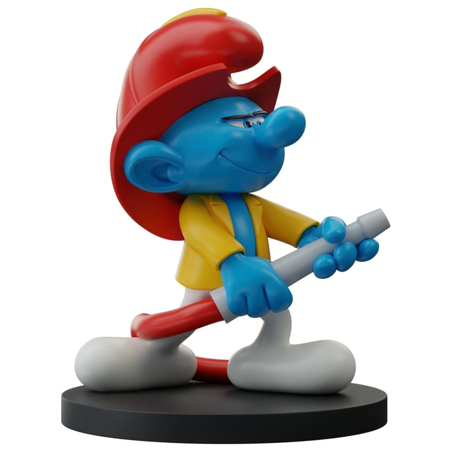 The Smurfs Statue Feuerwehrmann Smurf 12 cm Produktfoto
