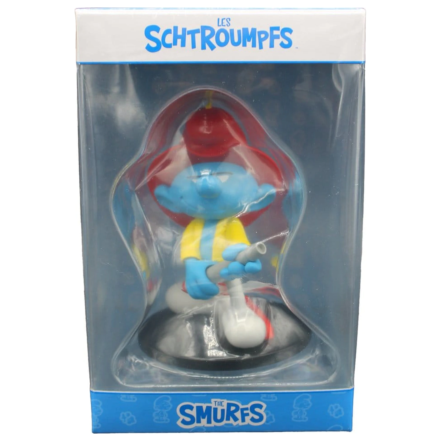 The Smurfs Statue Feuerwehrmann Smurf 12 cm Produktfoto