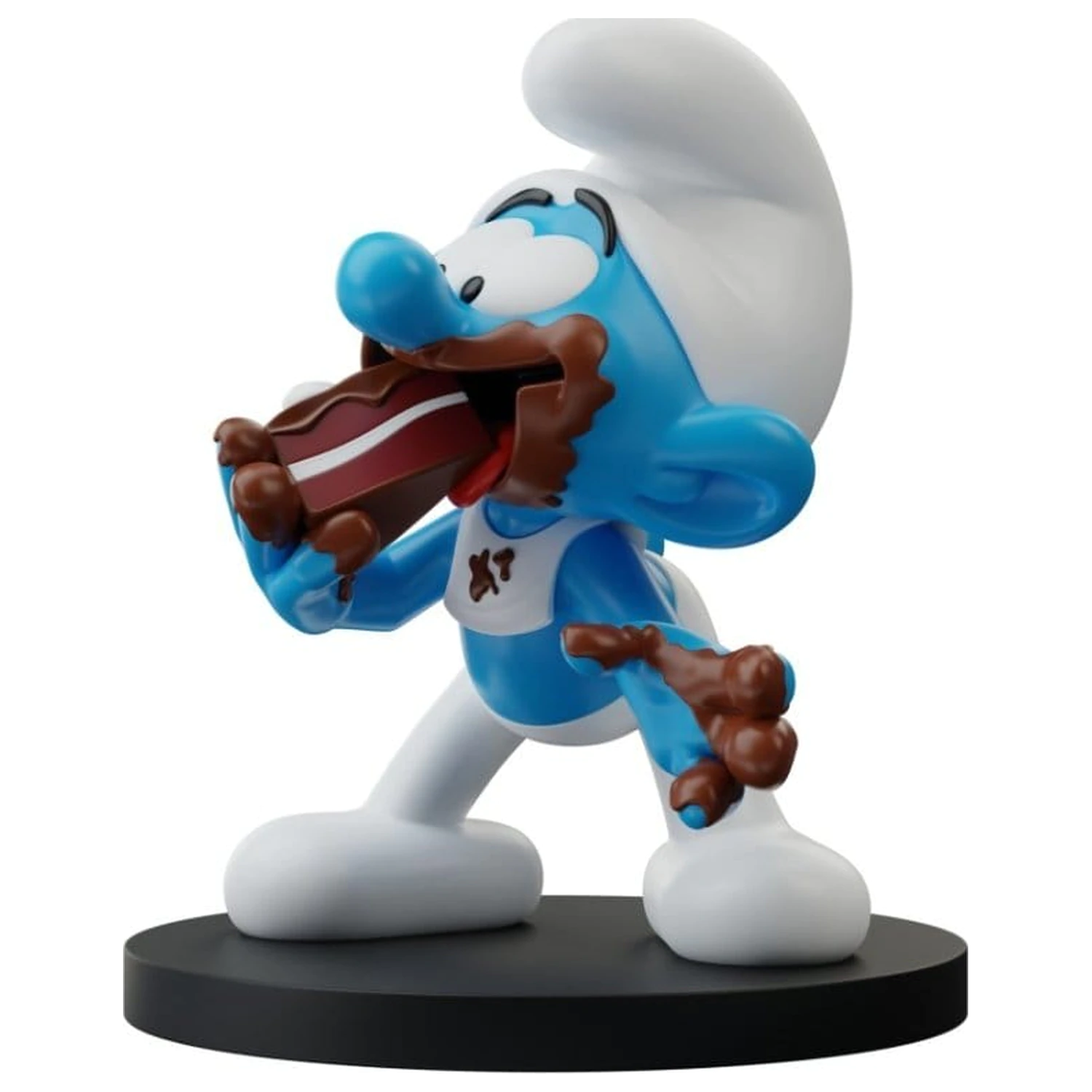 The Smurfs Statue Greedy Smurf 10 cm Produktfoto