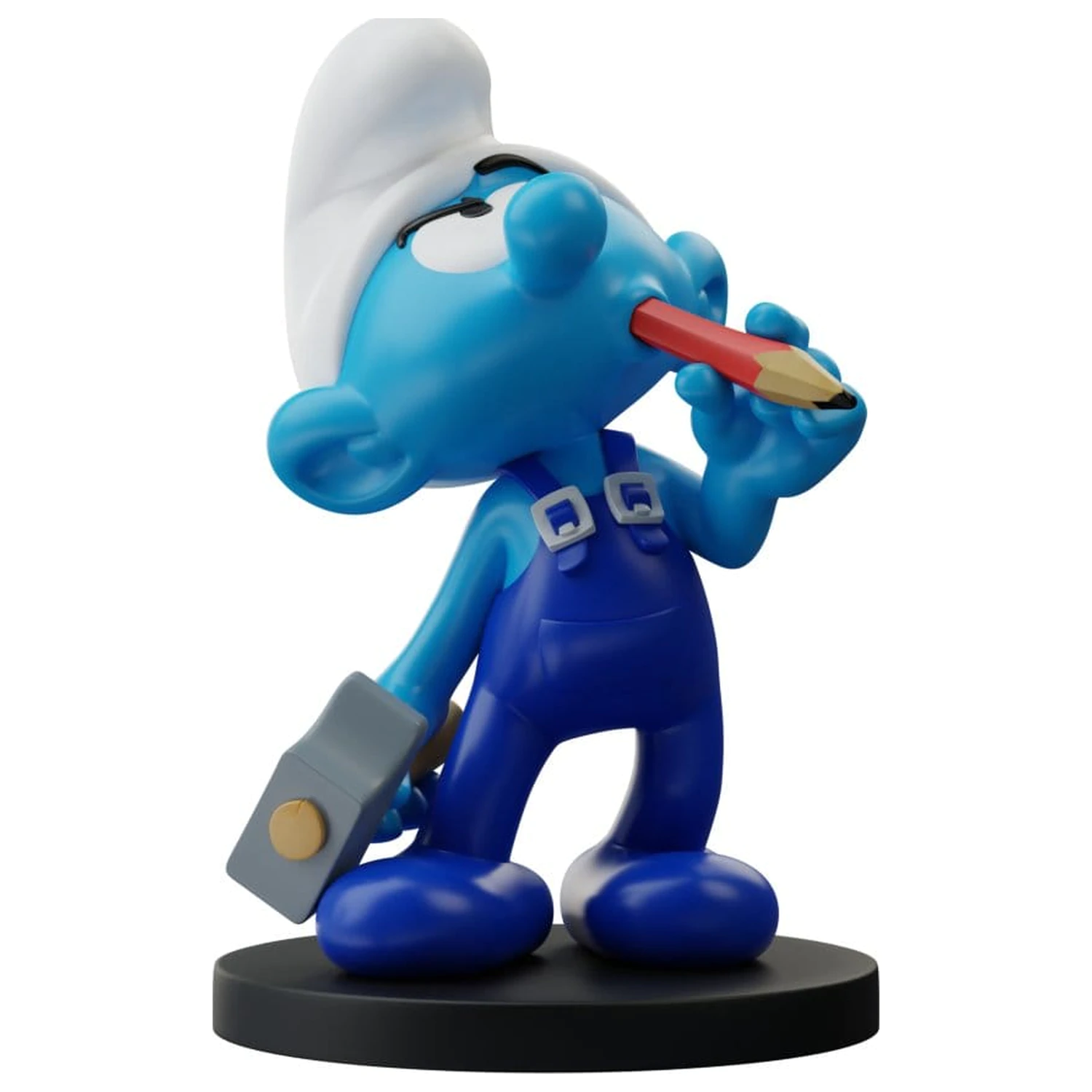 Die Schlümpfe Statue Handy Schlumpf 11 cm Produktfoto