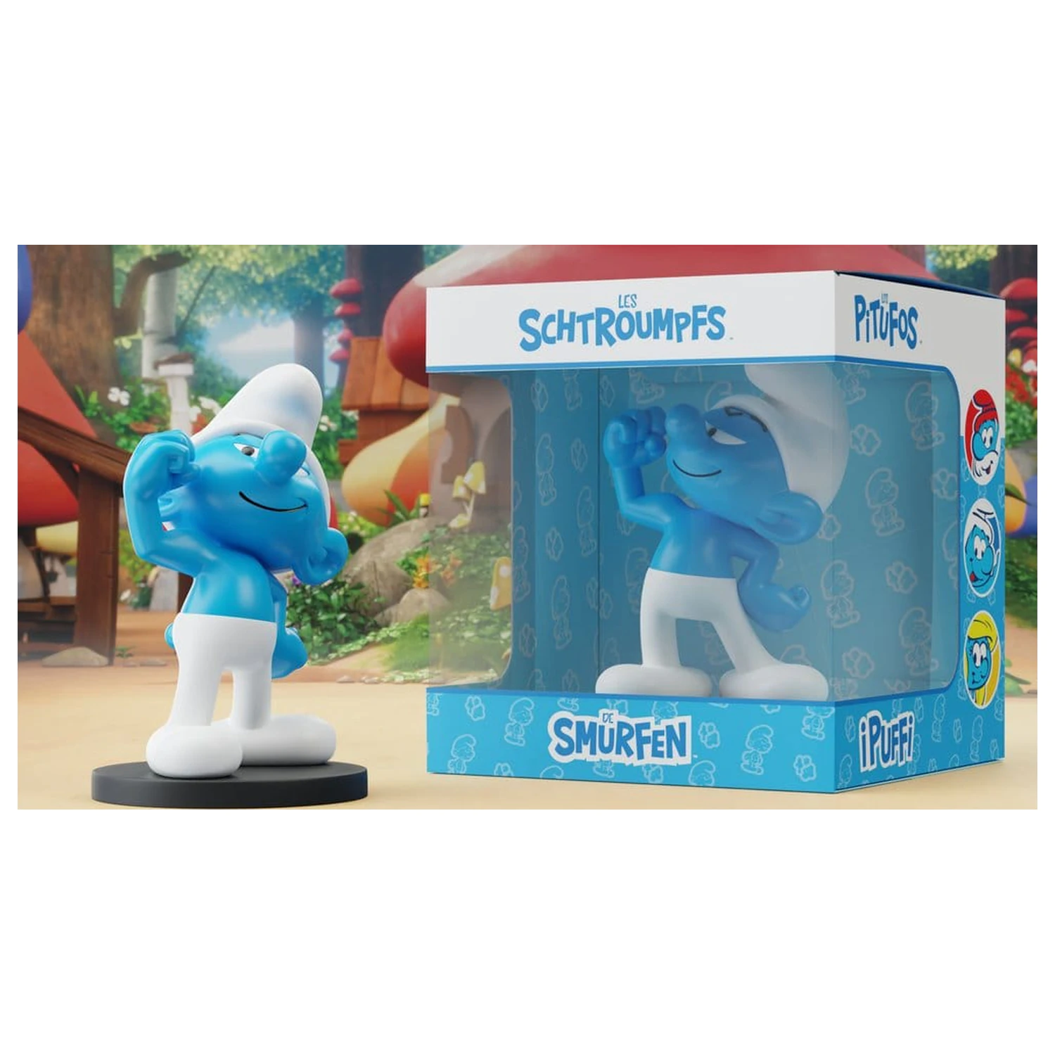 The Smurfs Statue Hefty Smurf 11 cm Produktfoto