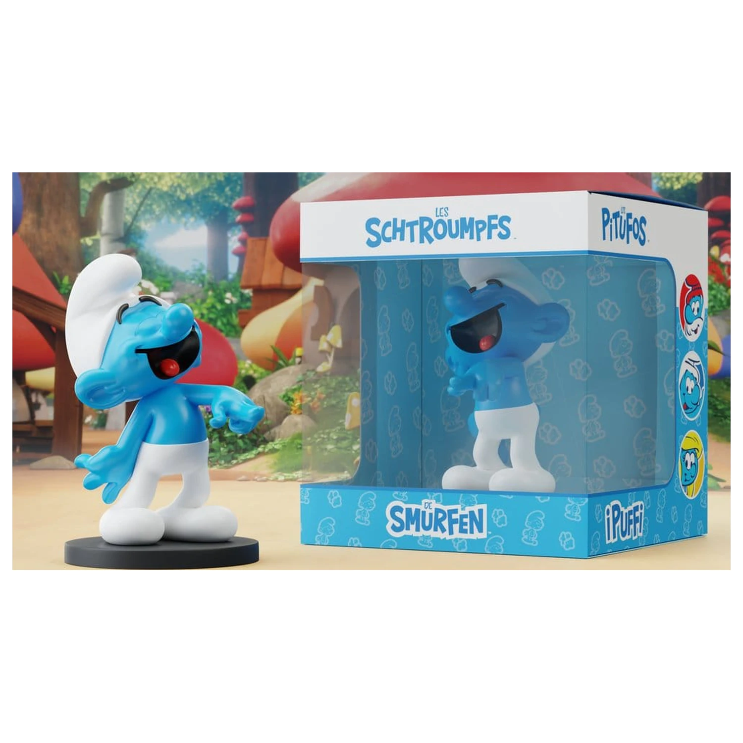 Die Schlümpfe Statue Jokey Smurf 11 cm Produktfoto