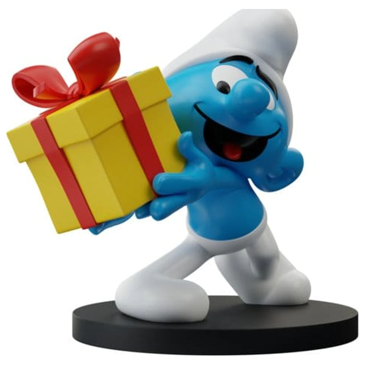 The Smurfs Statue Jokey Smurf with Gift 10 cm Produktfoto