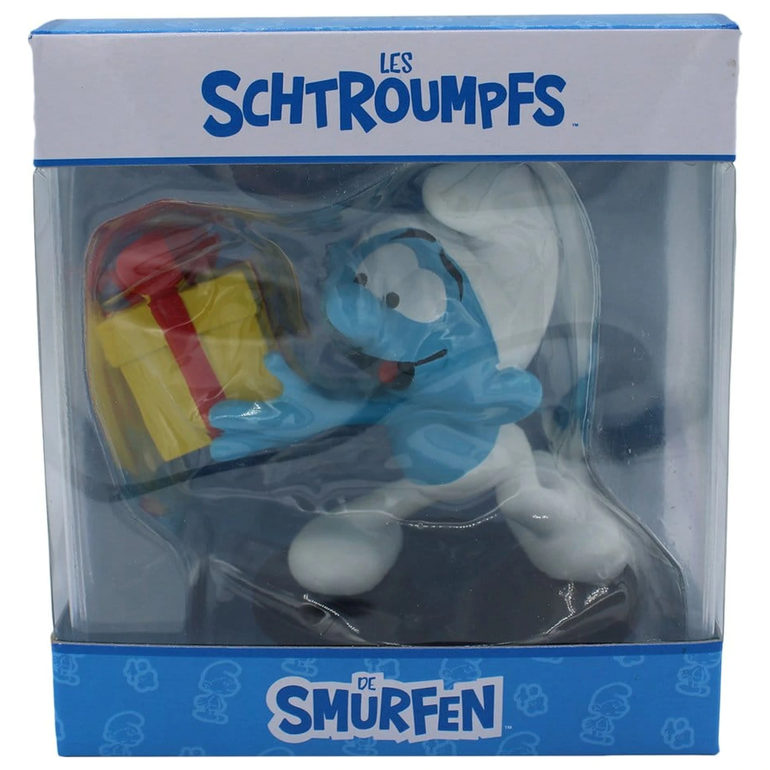 The Smurfs Statue Jokey Smurf with Gift 10 cm Produktfoto