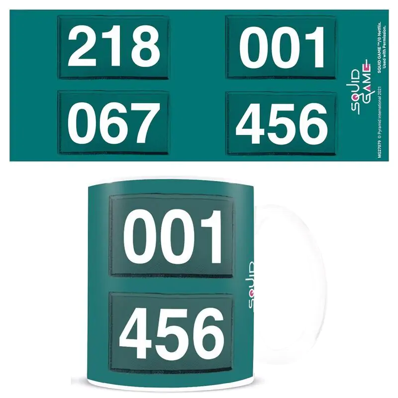 The Squid Game Numbers Tasse 315ml Produktfoto