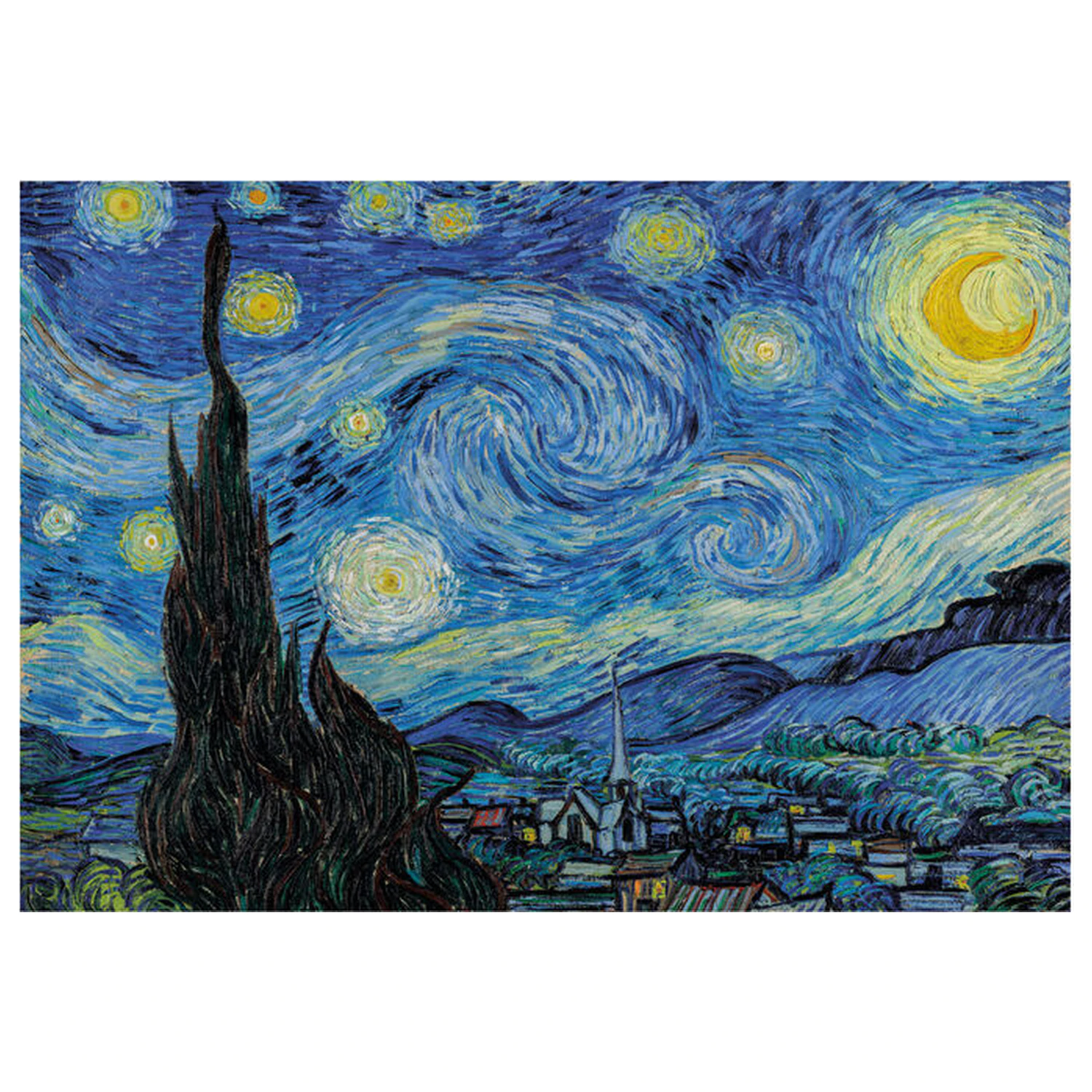 The Starry Night Puzzle 500 Teile Produktfoto