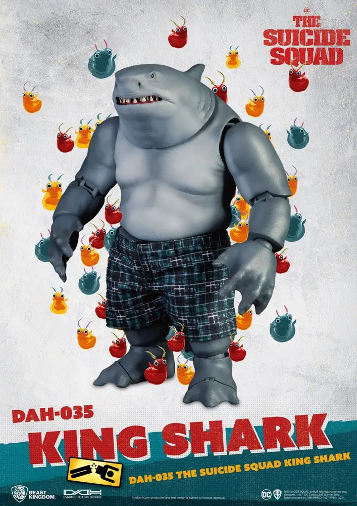 The Suicide Squad Dynamic 8ction Heroes Actionfigur 1/9 King Shark 21 cm Produktfoto