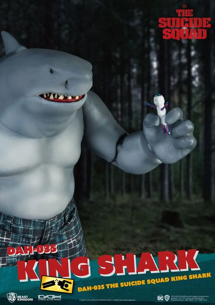 The Suicide Squad Dynamic 8ction Heroes Actionfigur 1/9 King Shark 21 cm Produktfoto