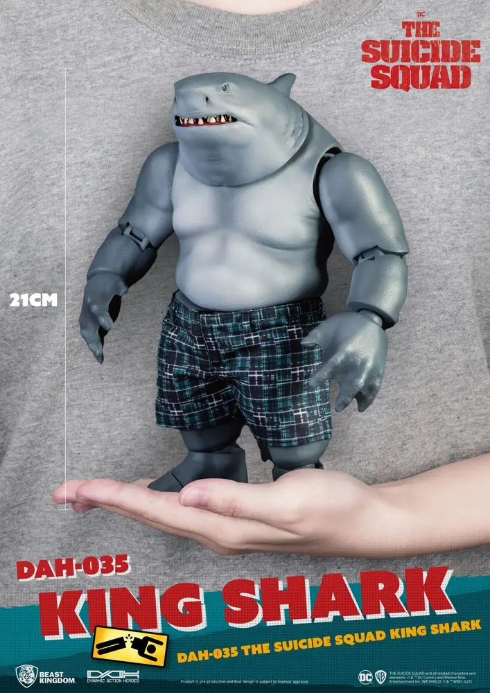 The Suicide Squad Dynamic 8ction Heroes Actionfigur 1/9 King Shark 21 cm Produktfoto