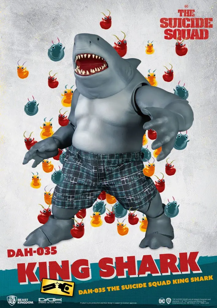 The Suicide Squad Dynamic 8ction Heroes Actionfigur 1/9 King Shark 21 cm Produktfoto