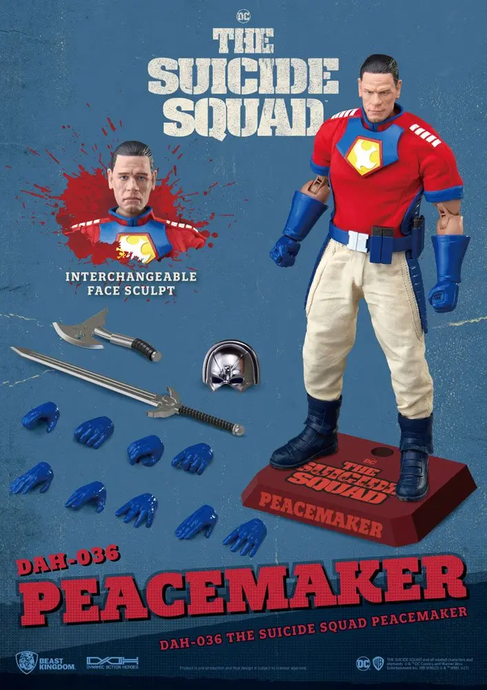 The Suicide Squad Dynamic 8ction Heroes Actionfigur 1/9 Peacemaker 20 cm termékfotó