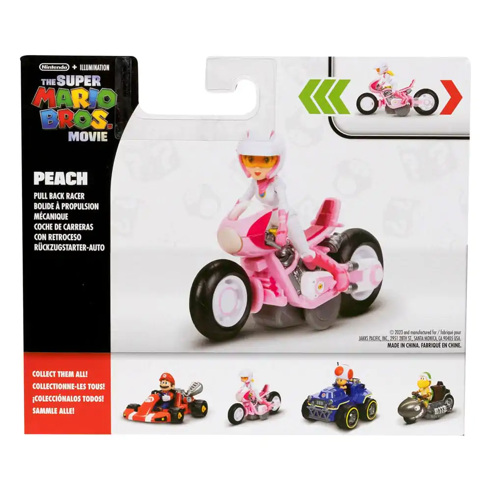 Der Super Mario Bros. Film Actionfigur Peach with Racer 13 cm Produktfoto