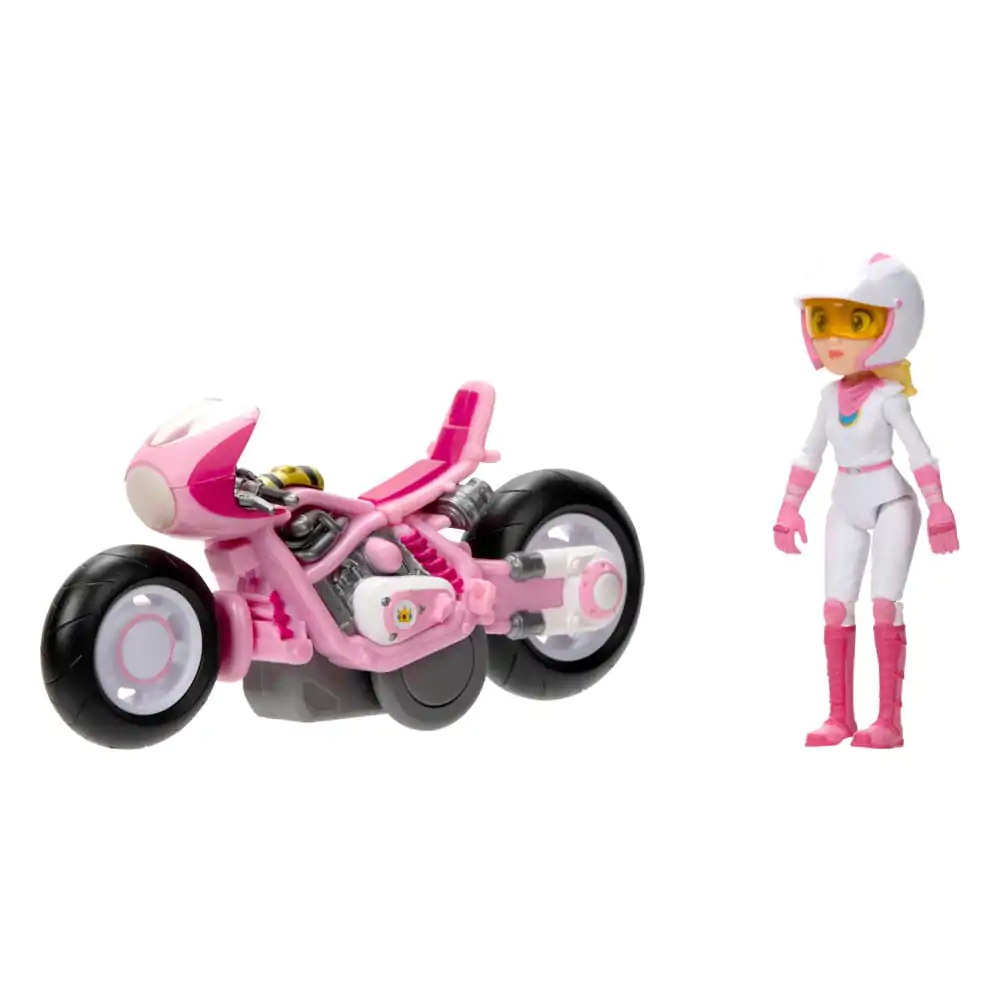 Der Super Mario Bros. Film Actionfigur Peach with Racer 13 cm Produktfoto