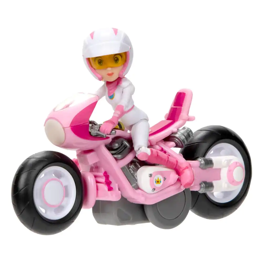 Der Super Mario Bros. Film Actionfigur Peach with Racer 13 cm Produktfoto
