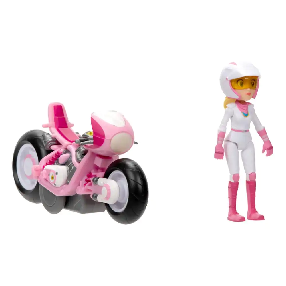 Der Super Mario Bros. Film Actionfigur Peach with Racer 13 cm Produktfoto