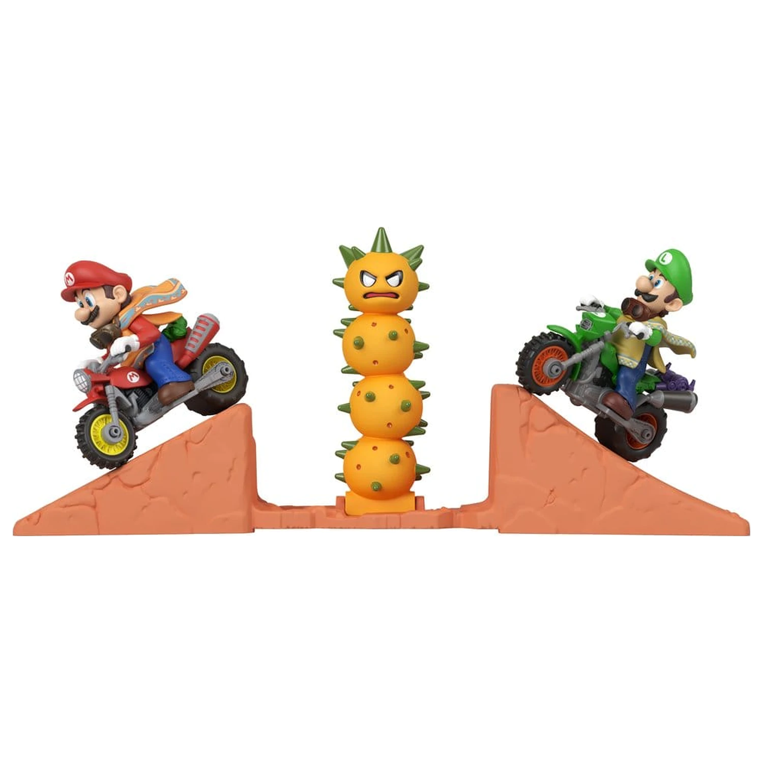 The Super Mario Galaxy Movie Hot Wheels Spielset Mario & Luigi Desert Jump Produktfoto