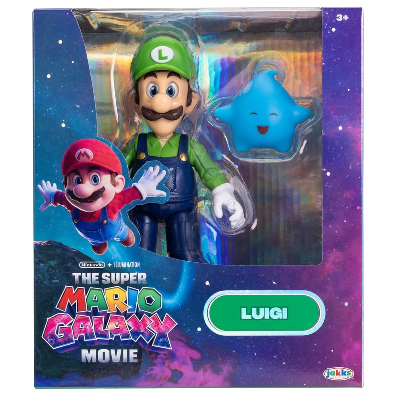 The Super Mario Galaxy Movie Action Figur Luigi 13 cm Produktfoto