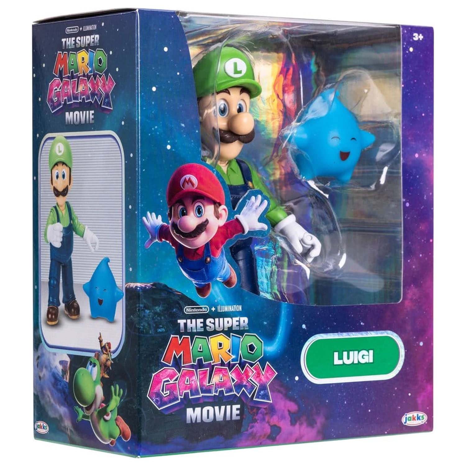 The Super Mario Galaxy Movie Action Figur Luigi 13 cm Produktfoto