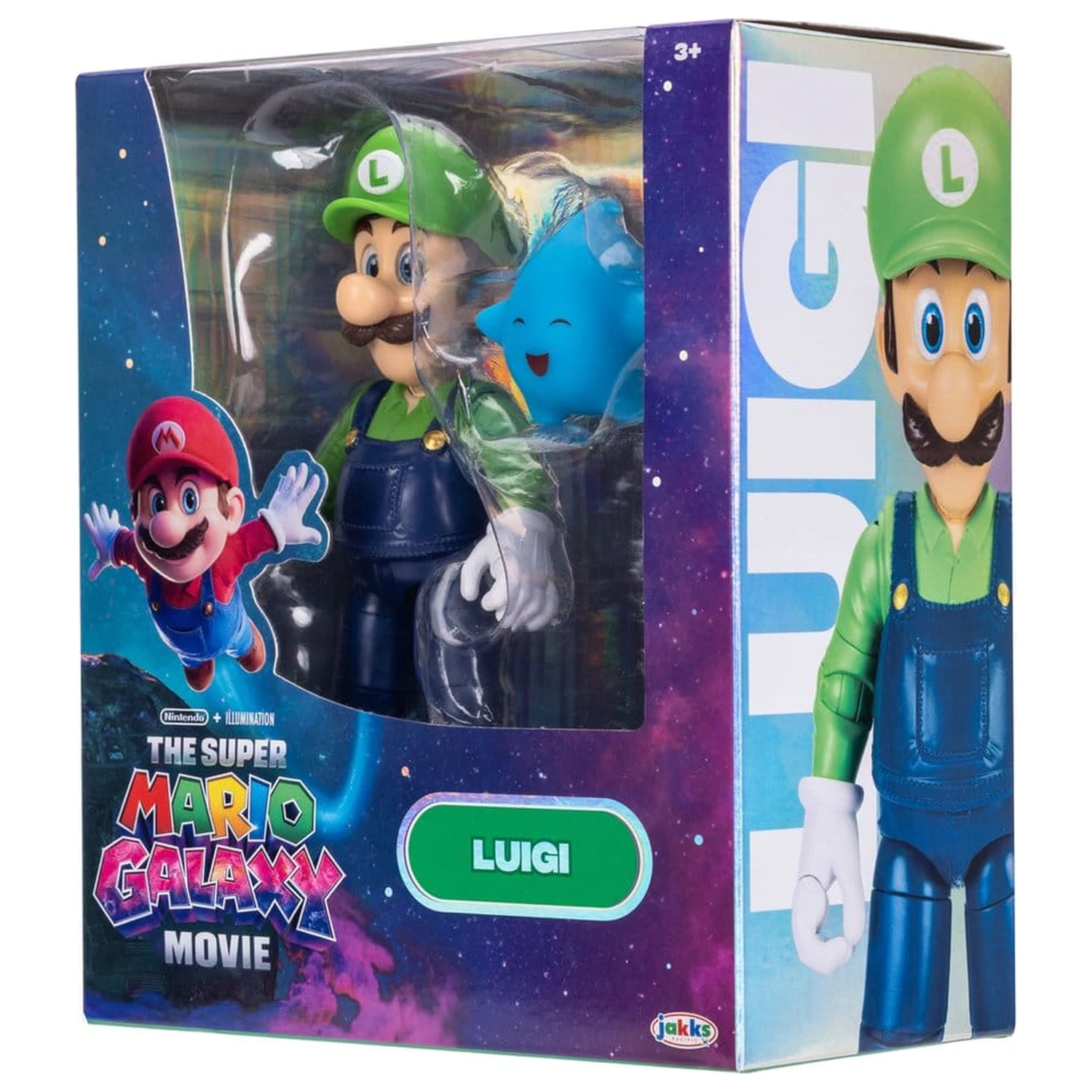 The Super Mario Galaxy Movie Action Figur Luigi 13 cm Produktfoto