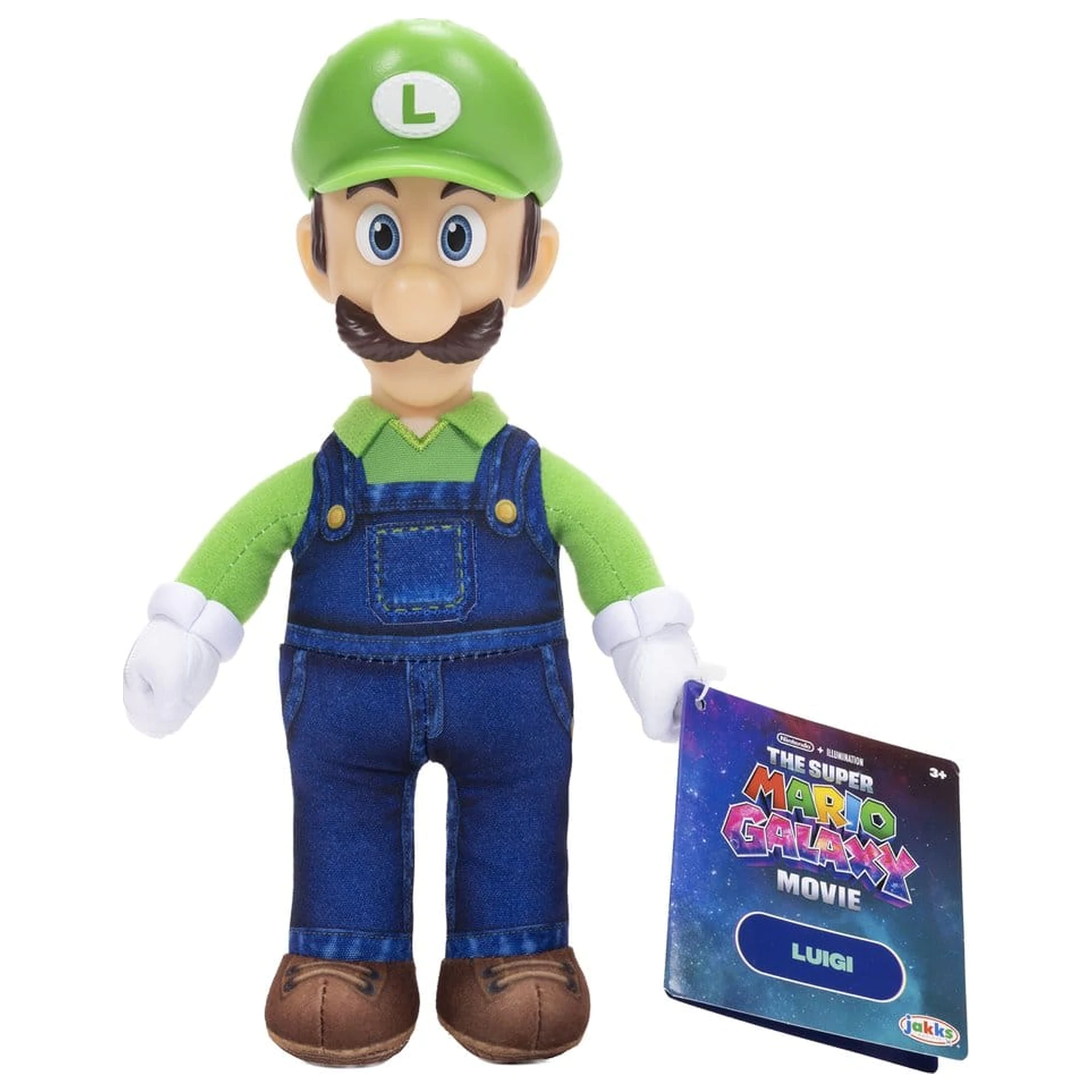 The Super Mario Galaxy Movie Plüsch Figur Luigi 23 cm Produktfoto
